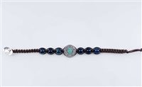 Bracciale Tamashii Ruota della Preghiera in Pietre dure Smeraldo BHS339-245E - BHS339-245E
